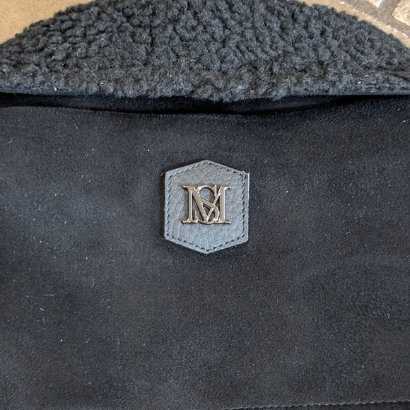 Saint Morta Faux Suede Death proof Sherpa Biker Moto Jacket Size 4XL Black - Picture 5 of 13